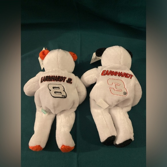 NWT Vintage 2000 Dale Earnhardt and Dale Jr. Plush Bears - Picture 3 of 5